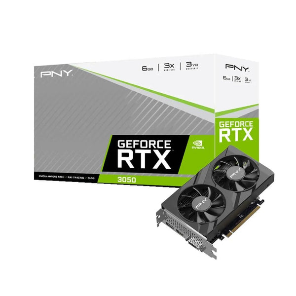 PNY GeForce RTX 3050 Verto Dual Fan 6GB GDDR6 - Anigma